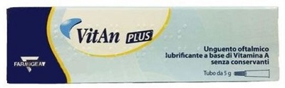 UNGUENTO OFTALMICO LUBRIFICANTE VITAN PLUS 5 G - Farmamood