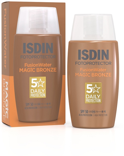 FUSION WATER MAGIC COLOR BRONZE SPF50 50 ML - Farmamood