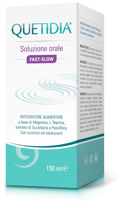 QUETIDIA SOLUZIONE ORALE FAST SLOW 150 ML - Farmamood