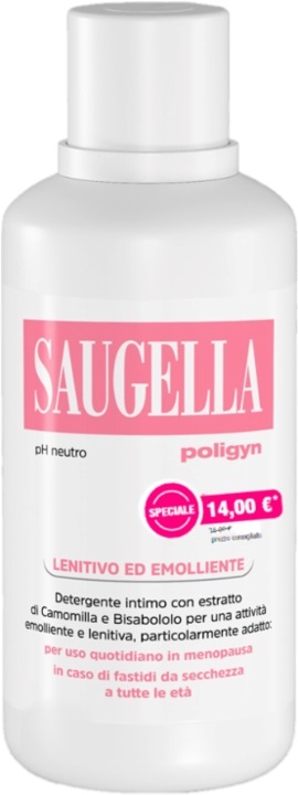 SAUGELLA POLIGYN PH NEUTRO LENITIVO ED EMOLLIENTE 500 ML TAGLIO PREZZO - Farmamood