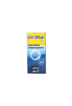 UV OFTAL SOLUZIONE OFTALMICA LUBRIFICANTE FOTOPROTETTIVA 10 ML - Farmamood