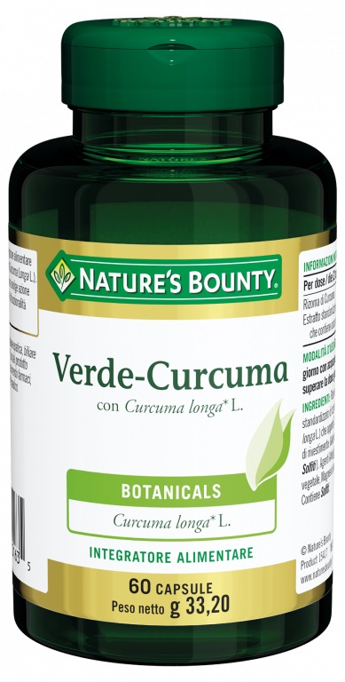 VERDE CURCUMA 60 CAPSULE 33,2 G - Farmamood