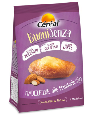 CEREAL BUONISENZA MADELEINE ALLE MANDORLE 180 G - Farmamood