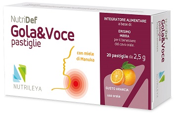 NUTRIDEF GOLA & VOCE ARANCIA 20 PASTIGLIE - Farmamood