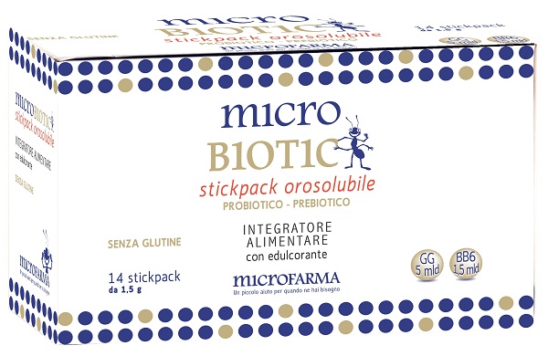 MICROBIOTIC STICK PACK 14 BUSTINE - Farmamood