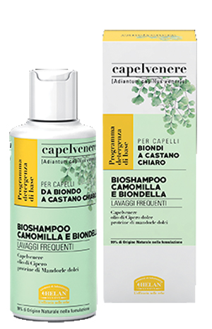 CAPELVENERE BIOSHAMPOO CAMOMILLA E BIONDELLA 200 ML - Farmamood