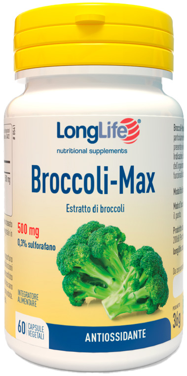 LONGLIFE BROCCOLI MAX 60 CAPSULE - Farmamood