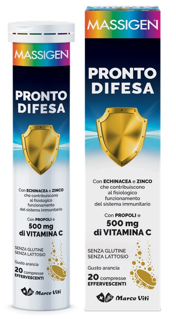 MASSIGEN PRONTO DIFESA 20 COMPRESSE EFFERVESCENTI - Farmamood