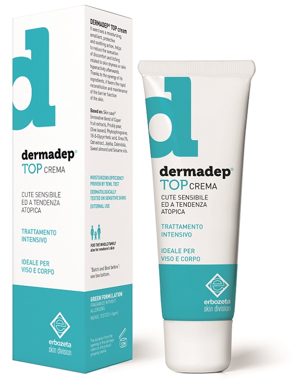 DERMADEP TOP CREMA CUTE SENSIBILE E A TENDENZA ATOPICA TRATTAMENTO INTENSIVO 50 ML - Farmamood