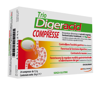 TRIO DIGERACID 24 COMPRESSE - Farmamood
