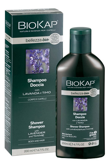 BIOKAP BELLEZZA BIO SHAMPOO DOCCIA COSMOS ECOCERT 200 ML - Farmamood