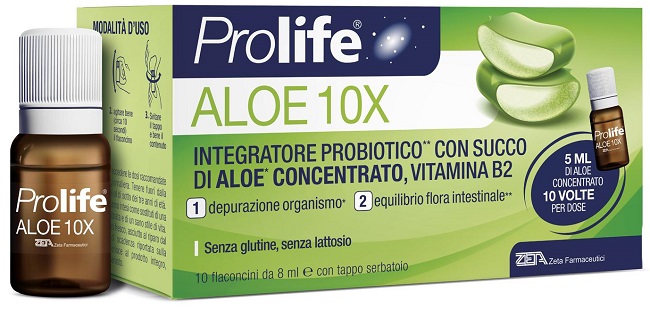 PROLIFE ALOE 10 FLACONI X 8 ML - Farmamood