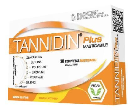 TANNIDIN PLUS 30 COMPRESSE MASTICABILI - Farmamood