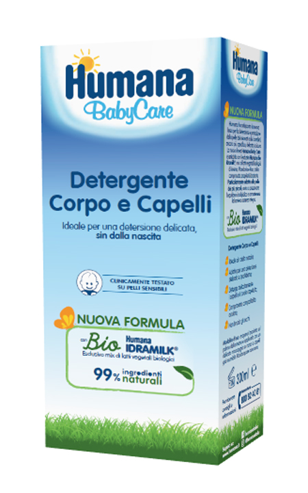 HUMANA BABY CARE DETERGENTE CORPO&CAPELLI 300 ML - Farmamood