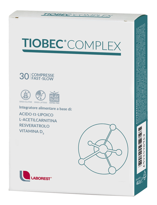 TIOBEC COMPLEX 30 COMPRESSE FAST SLOW - Farmamood