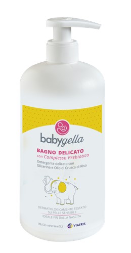BABYGELLA PREBIOTIC BAGNO DELICATO 500 ML - Farmamood