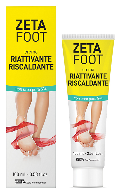 ZETAFOOT CREMA RIATTIVA RISCALDANTE 100 ML - Farmamood