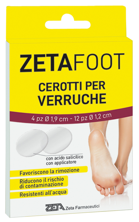 ZETAFOOT CEROTTO VERRUCHE ASSORTITE 16 PEZZI - Farmamood