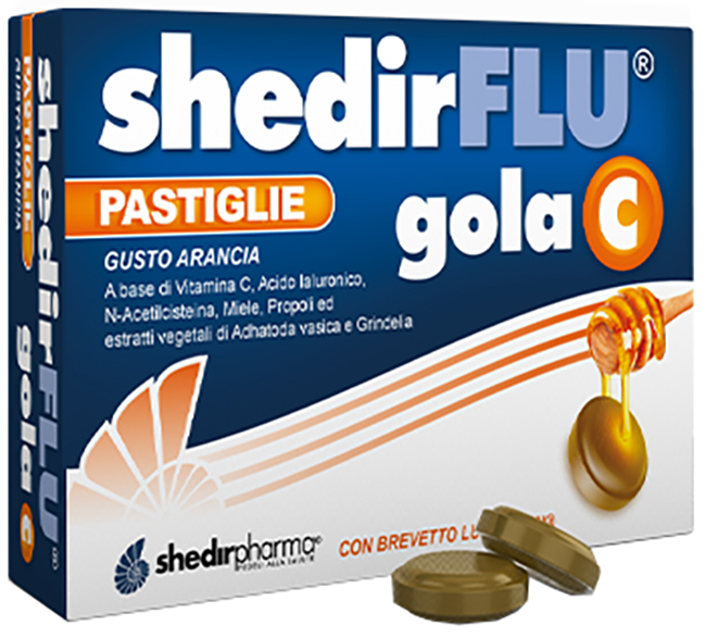 SHEDIRFLU GOLA C ARANCIA 48 PASTIGLIE - Farmamood