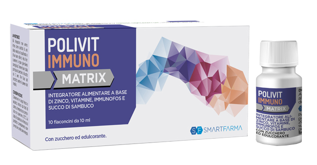 POLIVIT IMMUNO MATRIX 10 FLACONCINI DA 10 ML - Farmamood