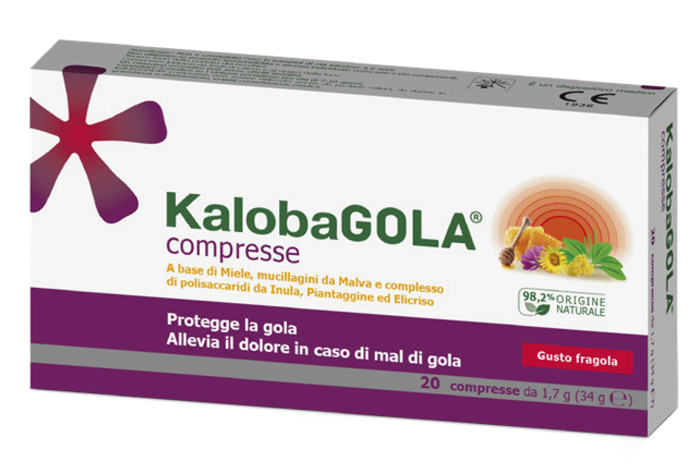 KALOBAGOLA 20 COMPRESSE FRAGOLA - Farmamood