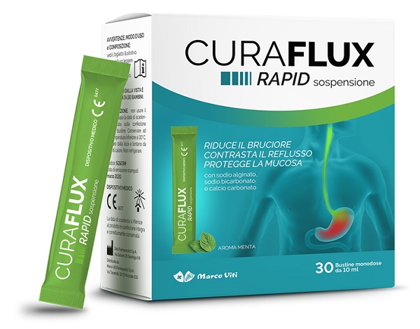 CURAFLUX RAPID SOLUZIONE ORALE 30 BUSTINE - Farmamood