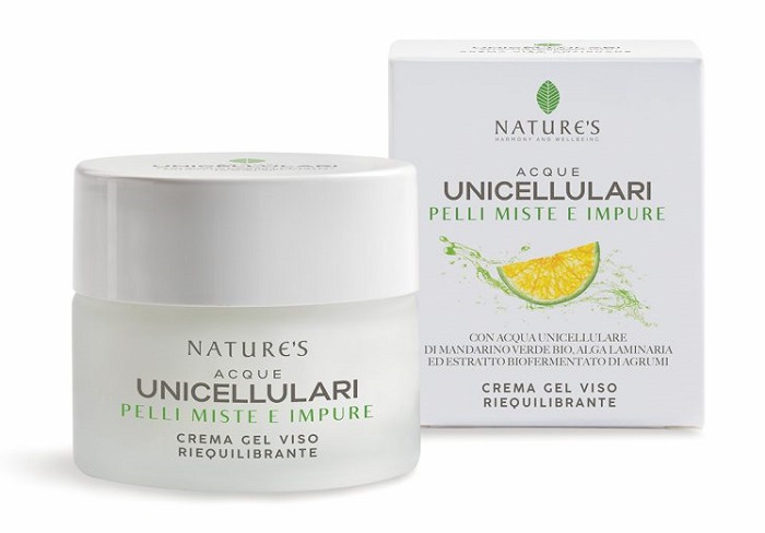 NATURE'S ACQUE UNICELLULARI CREMA GEL VISO RIEQUILIBRANTE 50 ML - Farmamood