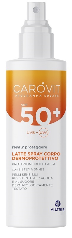 CAROVIT PROGRAMMA SOLARE LATTE CORPO SPF50+ 200 ML - Farmamood