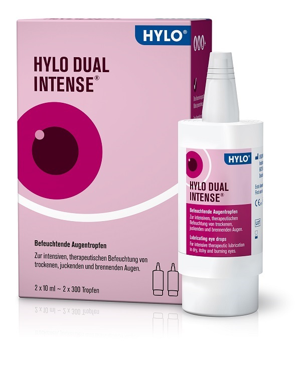 HYLO DUAL INTENSE COLLIRIO 2 FLACONCINI DA 10 ML - Farmamood