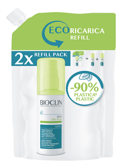 BIOCLIN DEO 24H FRESH VAPO RICARICA 200 ML - Farmamood
