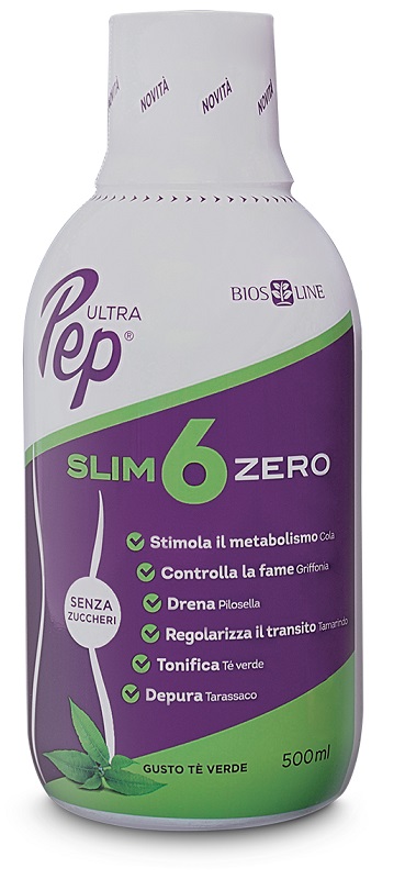 ULTRA PEP SLIM 6 ZERO TE' VERDE 500 ML - Farmamood