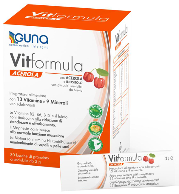 VITFORMULA ACEROLA 30 STICK 2 G - Farmamood
