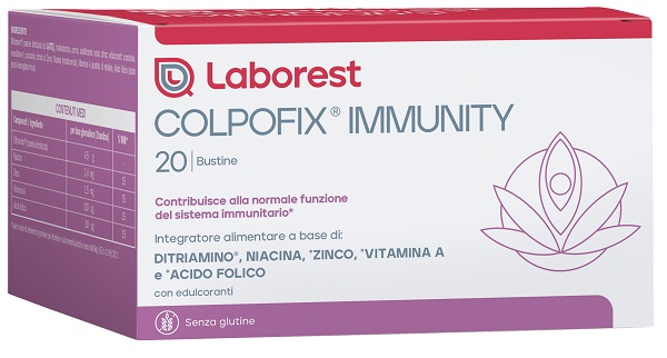 COLPOFIX IMMUNITY 20 BUSTINE SENZA GLUTINE CON EDULCORANTI - Farmamood