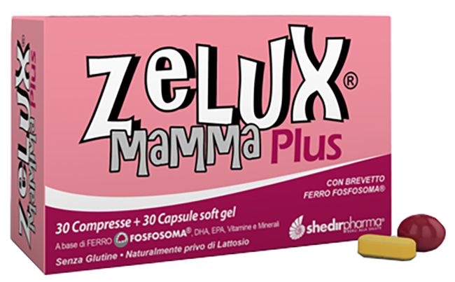 ZELUX MAMMA PLUS 30 COMPRESSE + 30 CAPSULE SOFT GEL - Farmamood