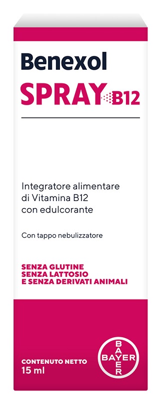 BENEXOL SPRAY B12 15 ML - Farmamood