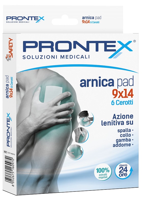 CEROTTO PRONTEX ARNICA PAD 9 X 14 6 PEZZI - Farmamood