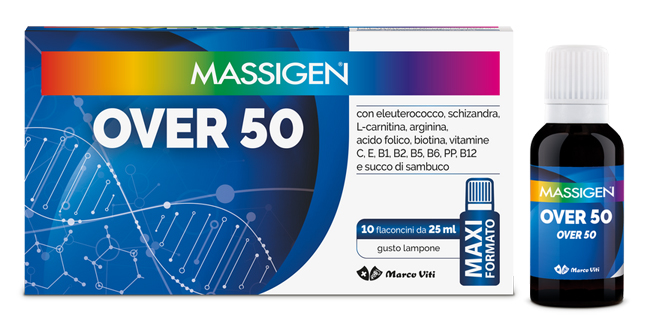 MASSIGEN OVER 50 10 FLACONI DA 25 ML - Farmamood