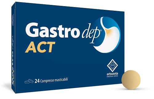 GASTRODEP ACT 24 COMPRESSE MASTICABILI - Farmamood