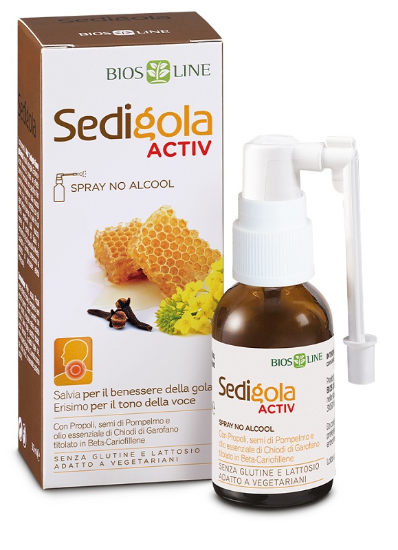 APIX SEDIGOLA ACTIV SPRAY GOLA 30 ML - Farmamood