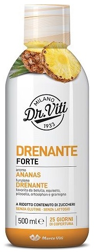DR VITI DRENANTE FORTE ANANAS 500 ML SENZA ZUCCHERI - Farmamood