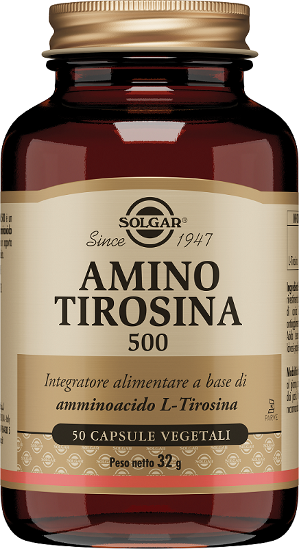 AMINO TIROSINA 500 50 CAPSULE VEGETALI - Farmamood