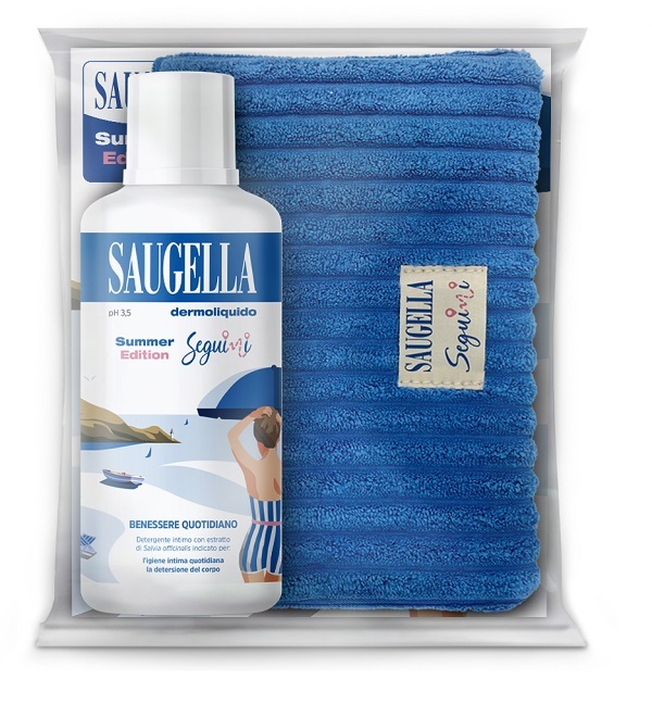 SAUGELLA SEGUIMI BUNDLE DERMOLIQUIDO 500 ML + GADGET POCHETTE - Farmamood