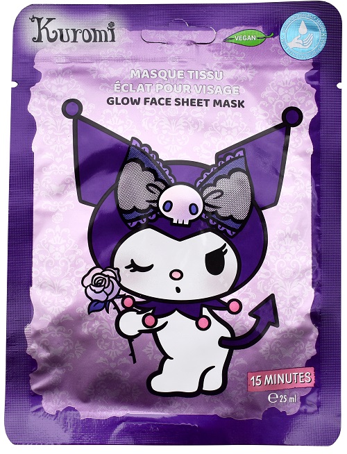 HK KUROMI GLOW FACE MASK - Farmamood