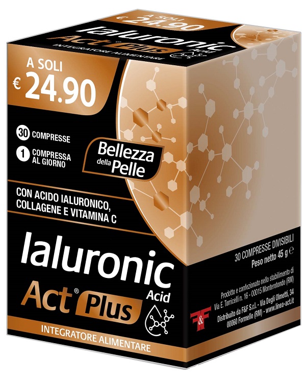 IALURONIC ACID ACT PLUS 30 COMPRESSE DIVISIBILI - Farmamood
