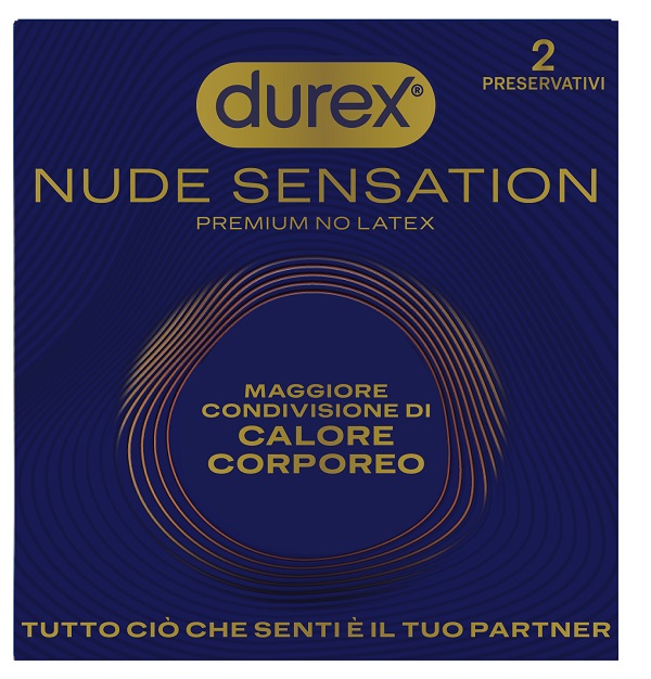 PRESERVATIVO DUREX NUDE SENSATION 2 PEZZI - Farmamood
