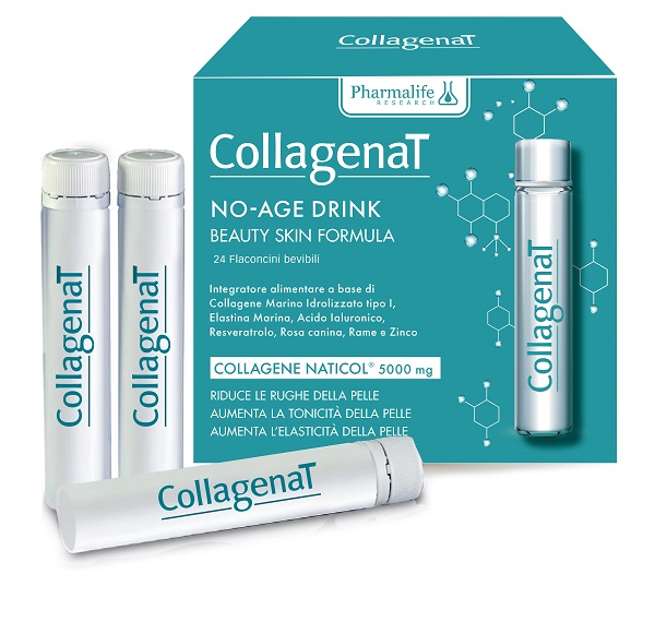COLLAGENAT NO AGE DRINK 24 FLACONCINI - Farmamood