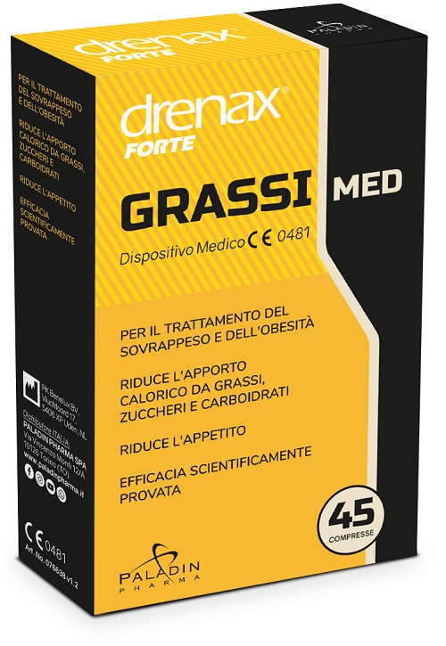 DRENAX FORTE GRASSI MED 45 COMPRESSE - Farmamood
