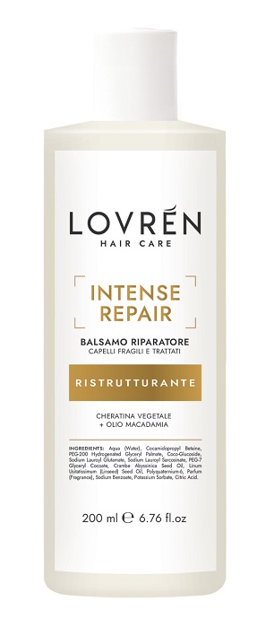 LOVREN HAIR CARE INTENSE REPAIR SHAMPOO RISTRUTTURANTE 200 ML - Farmamood