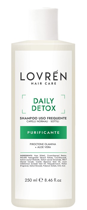 LOVREN HAIR CARE DAILY DETOX SHAMPOO PURIFICANTE 250 ML - Farmamood