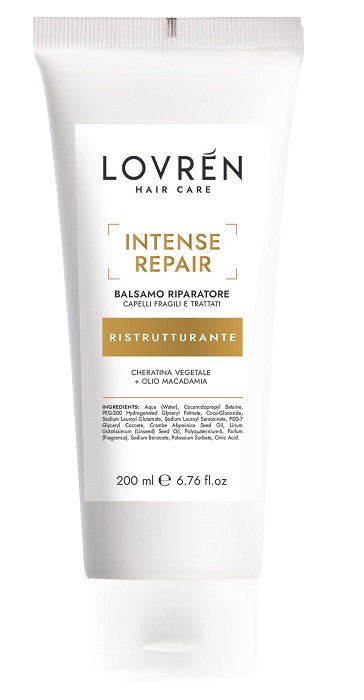 LOVREN HAIR CARE INTENSE REPAIR BALSAMO RISTRUTTURANTE 200 ML - Farmamood